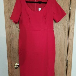 NWT Ann Taylor Scoop Neck Sheath Dress